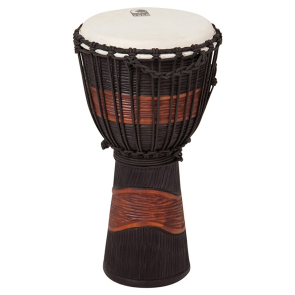 Toca Street Series 12" Djembe, Brown and Black Stain