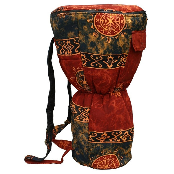 XXL Djembe Drum Backpack, Chocolate Celestial Design (For 14x26 Djembes)