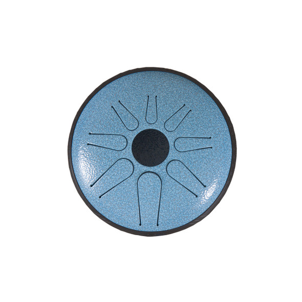 Idiopan Lunabell 8-Inch Tunable Steel Tongue Drum Chakra Tuning - Blue Lotus