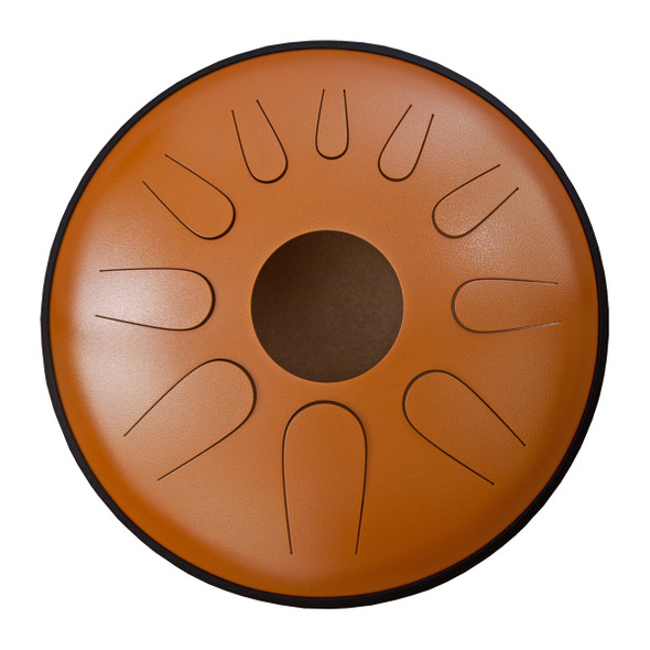 Idiopan Dominus 14-Inch Tunable Steel Tongue Drum - Burnt Orange