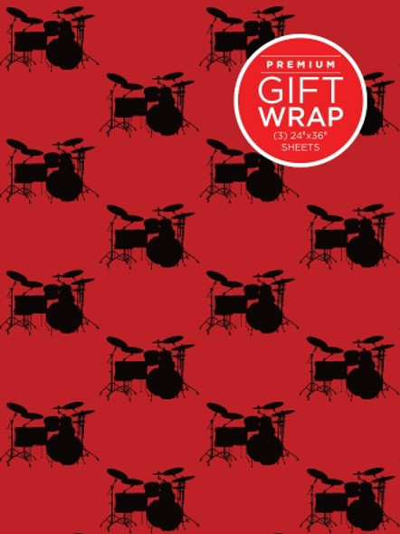 Wrapping Paper – Drumset Theme