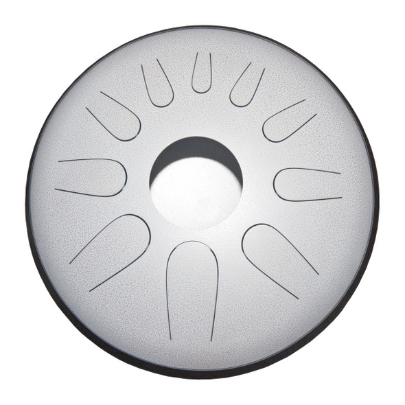 Idiopan Domina Pro 12-Inch 12-Note Tunable Steel Tongue Drum with Pickup - Hanadama Pearl
