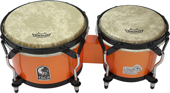 Toca Erik Piza Bongos, Iridescent Orange (5100-FPS) - X8 Drums