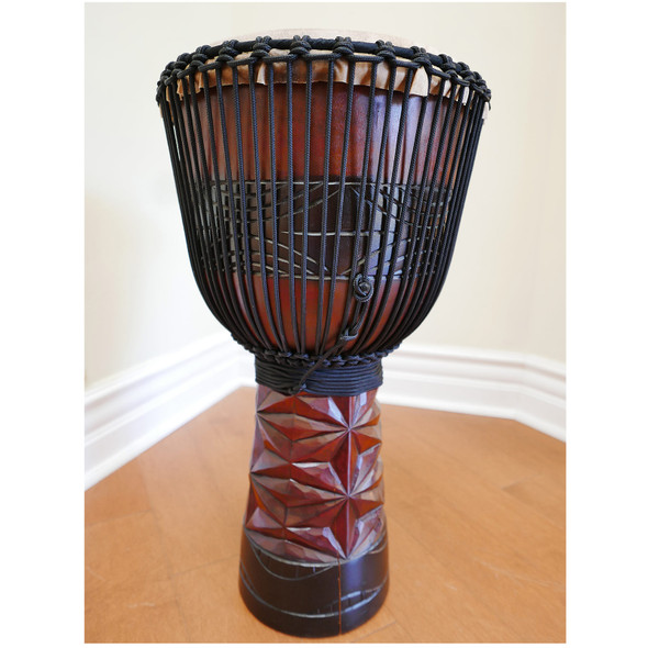 OPEN BOX: Ruby Pro African Djembe, Large - Needs Repair
