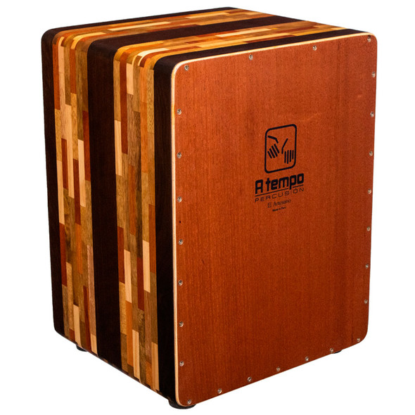 A tempo percusion Snareカホン ブラック A Tempo Special Edition Snare Cajon-Tropical Walnut and
