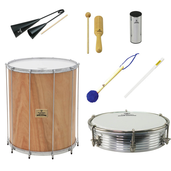 Brazilian Drums: Repinque, Surdo, Pandiero, Caixa - X8 Drums