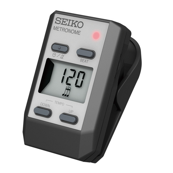 Seiko Clip-On Digital Metronome, Silver