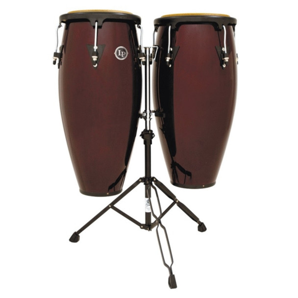 LP Aspire 10" and 11" Dark Wood Conga Set