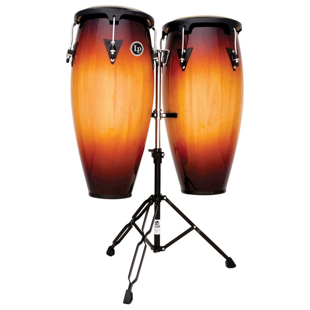 LP Aspire Wood Conga Set, Vintage Sunburst