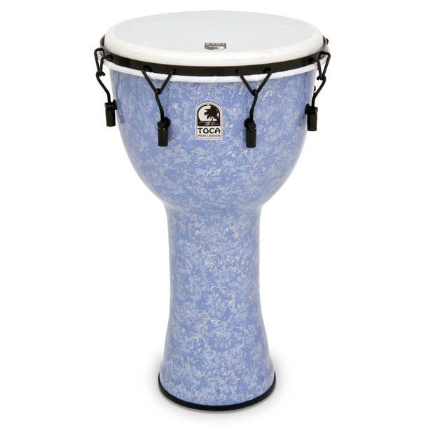 Toca 14" Freestyle II Mechanically Tuned Djembe, Lavender, with Free Bag
