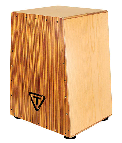Tycoon Vertex Series Cajon - Ash and Zebrano - X8 Drums