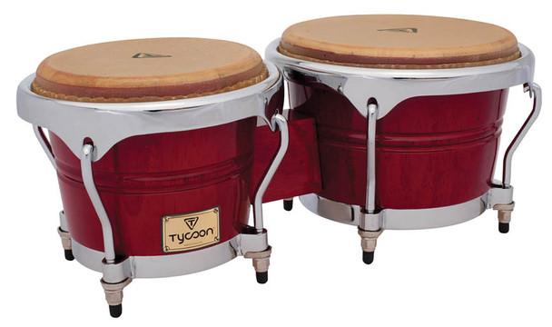 Tycoon Percussion Concerto Series Bongos, Red