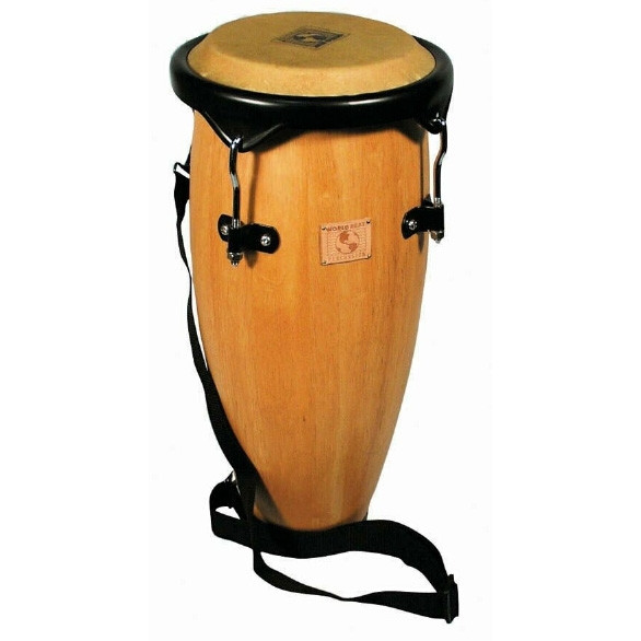 WORLD BEAT PERCUSSION ボンゴ World Beat Caribe Conga, Natural Wood WB2040 - X8 Drums