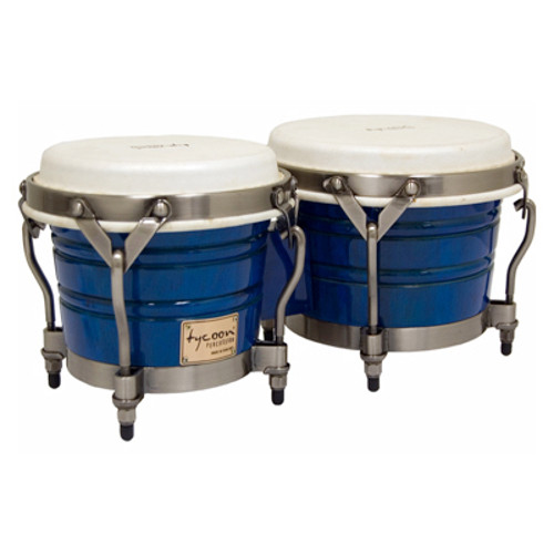 Tycoon Percussion Signature Classic Blue Bongos (TSBC-800BCBL
