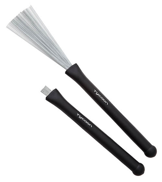 Tycoon Percussion Cajon Brushes, Steel Bristles