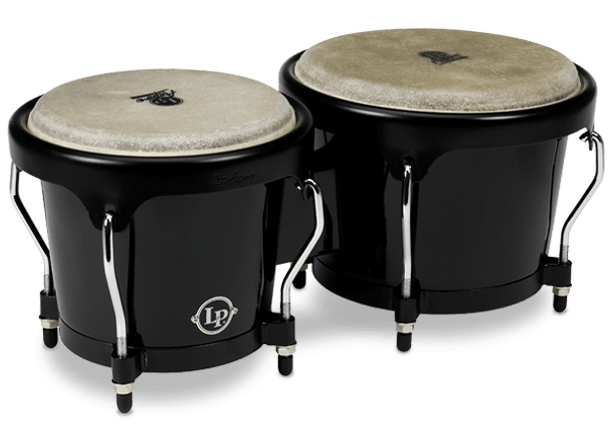 LP Aspire Series Fiberglass Bongos (LPA601F-BK)