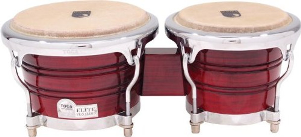 Toca Elite Pro Wood Bongos Crimson Maple Fade (3170CF)