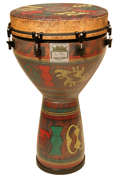 Remo 12" Designer Series Djembe, Adinkra, Key-Tuned