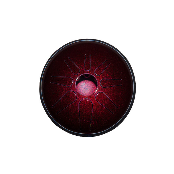 Idiopan Lunabell 8-Inch Tunable Steel Tongue Drum - Ruby Red