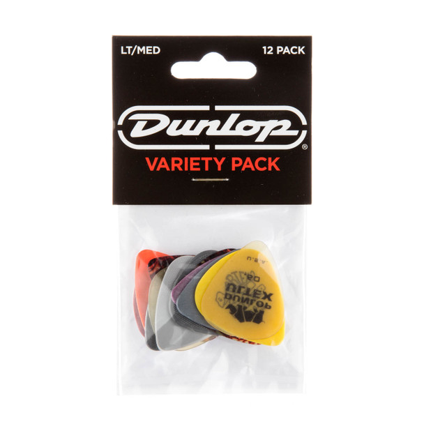 Dunlop PVP101 Guitar Pick Variety Pack Light/Medium. (12 Pack)