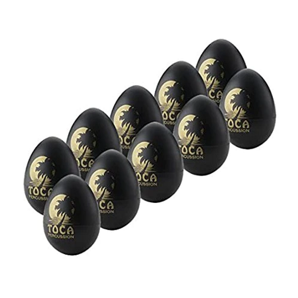 Toca Egg Shaker Black 10/Tray
