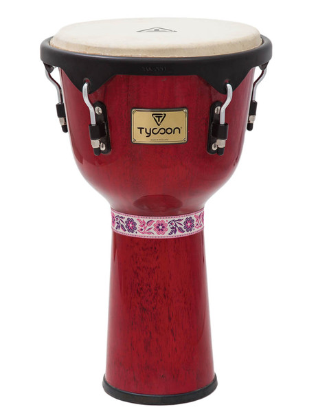 Tycoon Percussion Artist Series Red Finish Djembe 12"