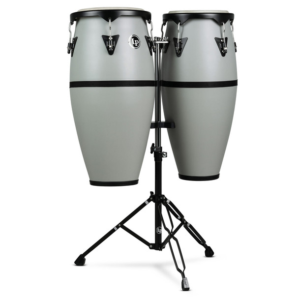 LP Discovery Series Conga Set With Stand, Slate Grey