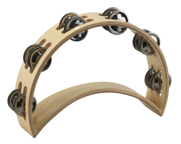 Wooden Moon Tambourine