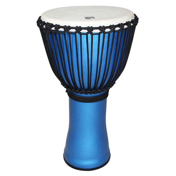 Toca Freestyle Rope Tuned Synthetic Djembe Drum – Matte Ocean Blue