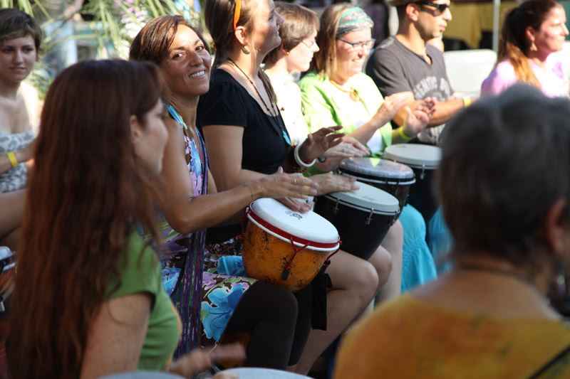 Drum Circle Women