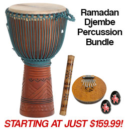 Ramadan Djembe with Percussion Pack