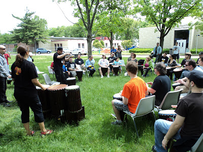 Drum Circle at The 2011 Modern Drummer Festival - X8 Drums & Percussion