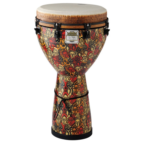 Remo Djembe, Multi-Mask, Key-Tuned - X8 Drums