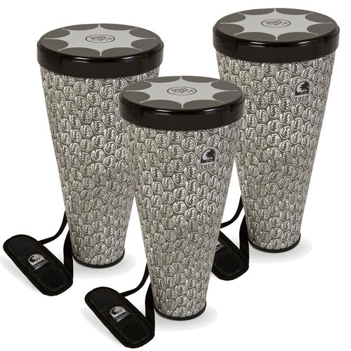 TOCA TFLEX-3K Flex Drum with Strap KENTE 3本セット フレックスドラム Toca Percussion Flex Drum w⁄ Strap (TFLEX-)