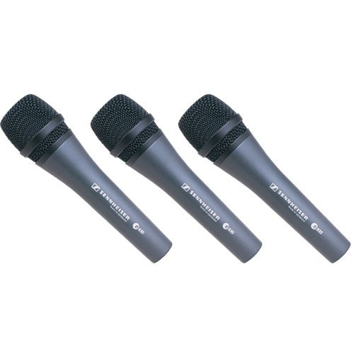 Sennheiser 3-Pack E835 Vocal Microphones - X8 Drums