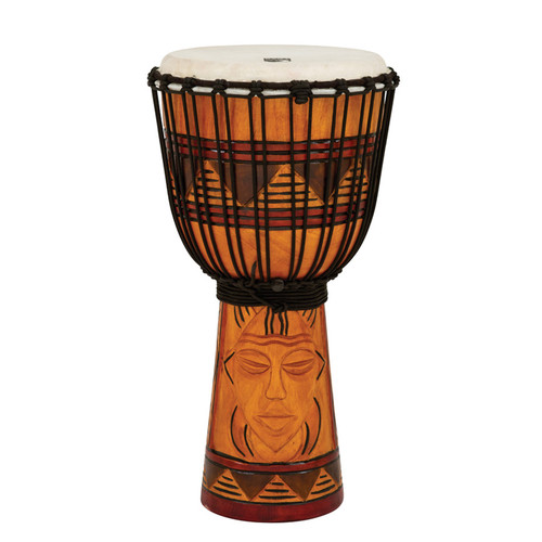 Toca TODJ10TM Origin Series Djembe, Tribal Mask, 10" Head x 20" Tall