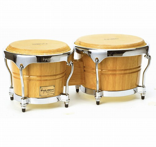 Tycoon Percussion Concerto Series Bongos, Natural