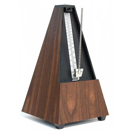 Wittner 814K Plastic Case Metronome with Bell, Walnut (814K) - X8