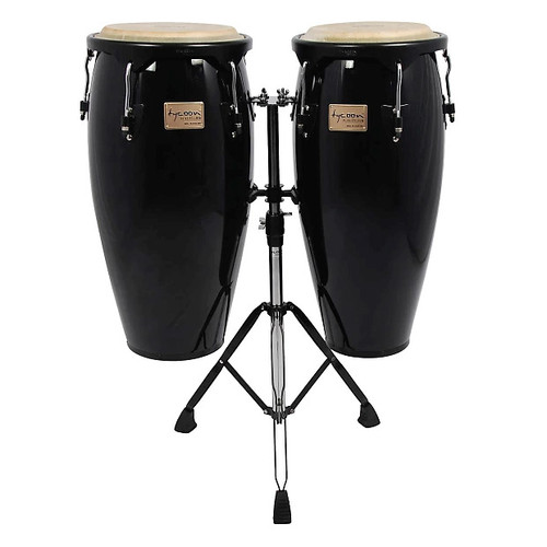 Tycoon Supremo Conga Set, Black (STCBBK/D) X8 Drums