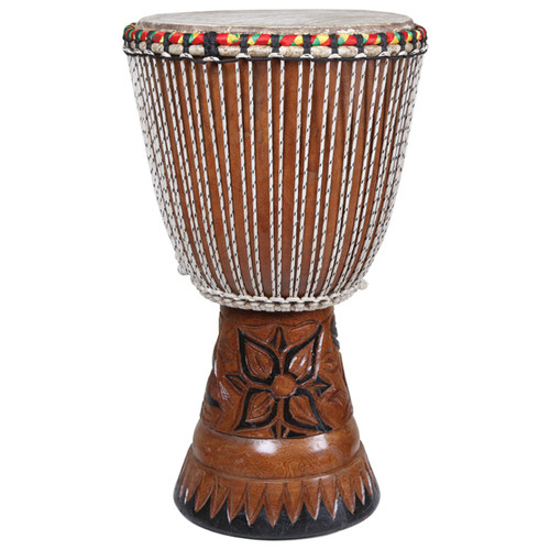 X8 Drums West Africa Ghana Djembe Drum, Adult Size 