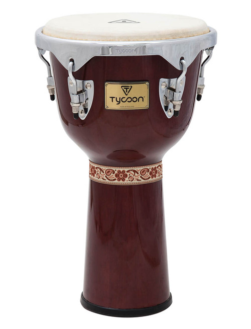 Tycoon Percussion TJ712CM Concerto Series Mahogany Finish Djembe 12