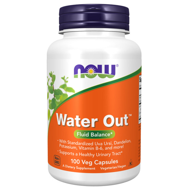 NOW Water Out 100 Veg Capsules at Meadow Herbal Tea House