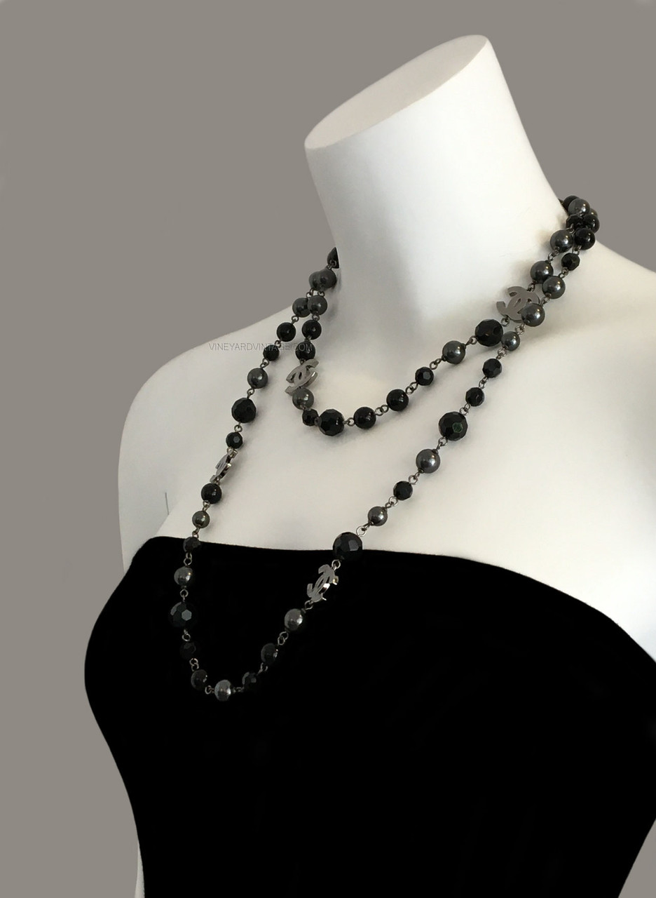 Khám phá 86 chanel black bead necklace không thể bỏ qua  trieuson5