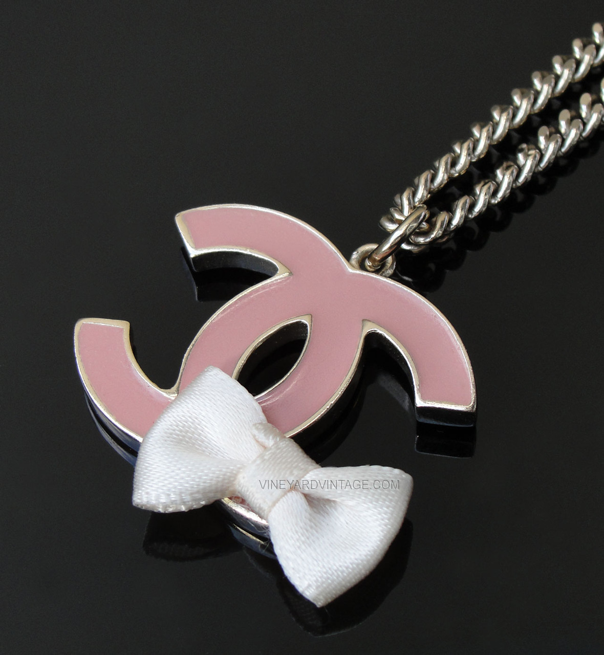 Chanel ribbon pearl choker - Gem