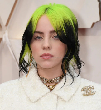 CHANEL PEARL & CRYSTAL XL BROOCH as seen on Billie Eilish