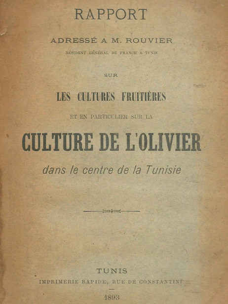 Rapport adressé à M. Rouvier
