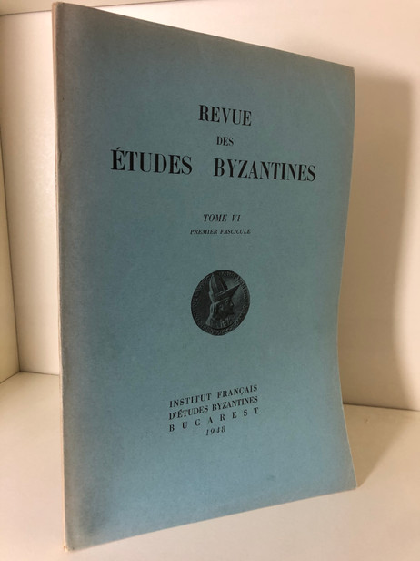 Revue des Études Byzantines 1948