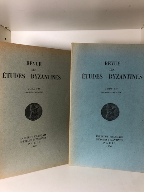 Revue des Études Byzantines 1949
