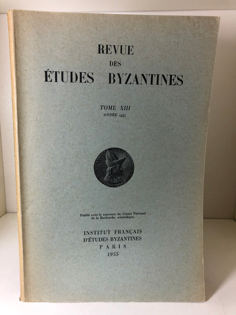 Revue des Études Byzantines 1955