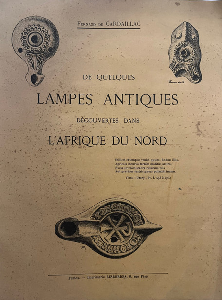 De quelques lampes antiques découvertes dans l’Afrique du Nord